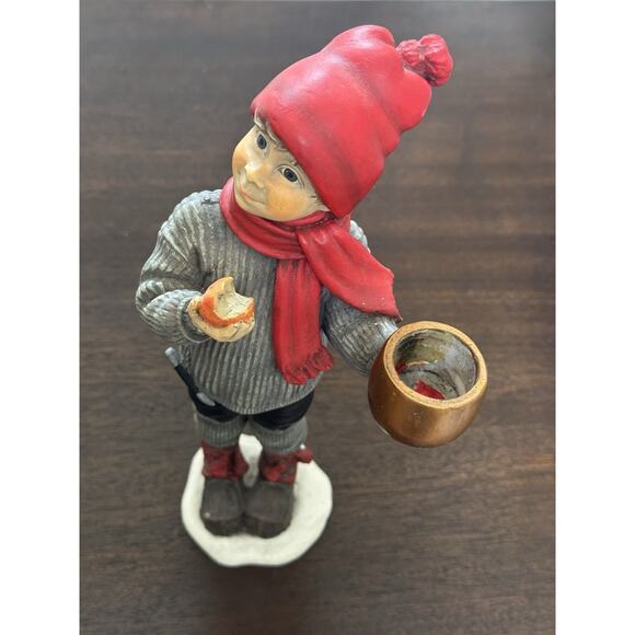 Carl Larsson Britta Apple Girl & Brother Candle Holder Candy Designs Norway - Picture 8 of 16